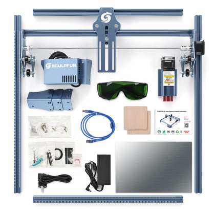 SCULPFUN S9 5.5W Laser Engraver With 0.06mm Ultra-Fine Compressed Spot