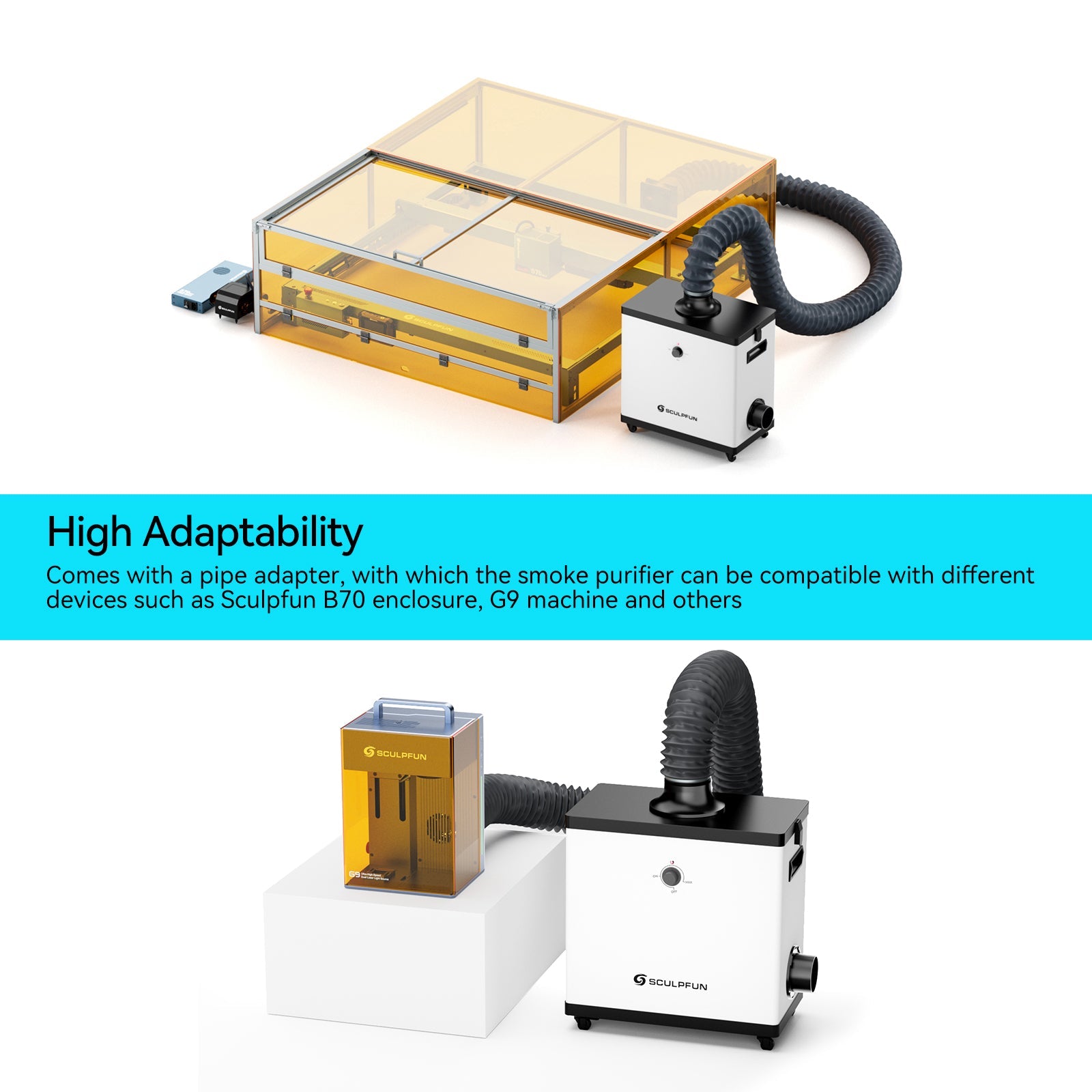 Sculpfun SP1 220W Smoke Purifier Air Purifier for Laser Engraver