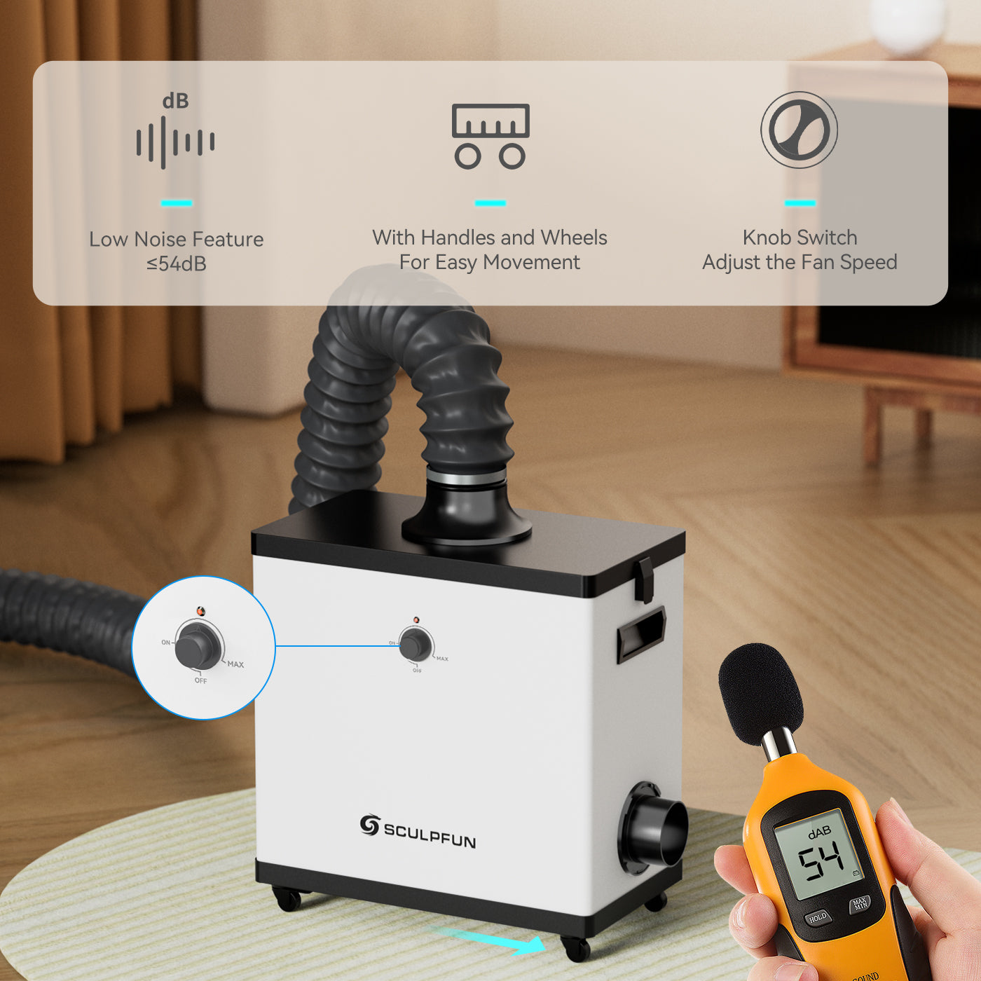 Sculpfun SP1 220W Smoke Purifier Air Purifier for Laser Engraver