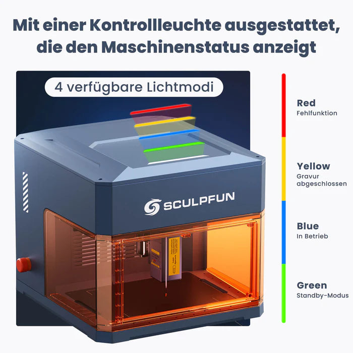 Sculpfun iCube Ultra - Flagship portable laser engraver with dual laser equipment