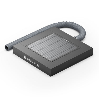 SCULPFUN H5 Gen2 Honeycomb Cutting Exhaust Platform 650×650mm Honeycomb Laser Bed with Fume Extraction Fan