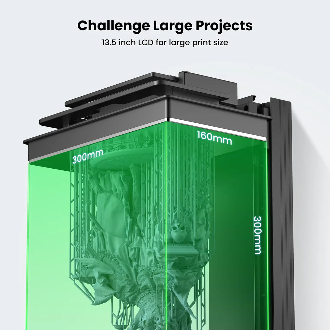 Uniformation GK3 Ultra – Large-format 16K professional resin printer with 405 nm UV