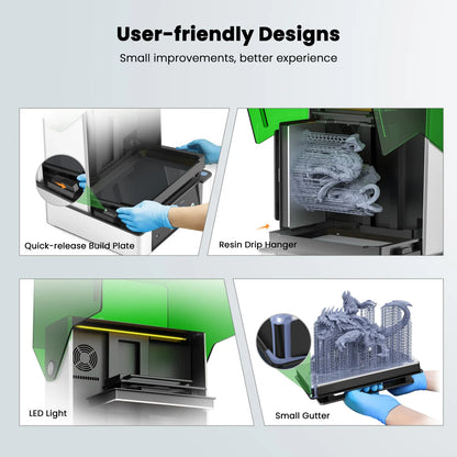 Uniformation GK3 Ultra – Large-format 16K professional resin printer with 405 nm UV